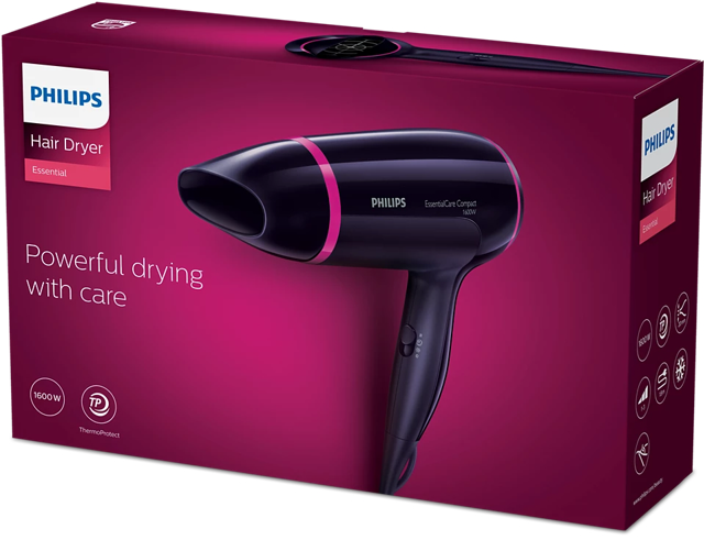 PPHILIPS 1600 W COMPACT POWERFUL DRYER