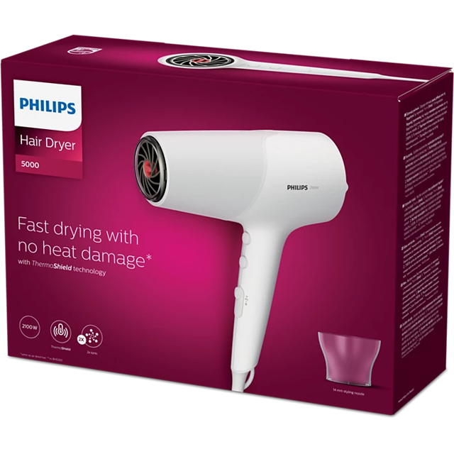 PHILIPS HAIR DRYER 5000 FAST DRYING BHD500/00