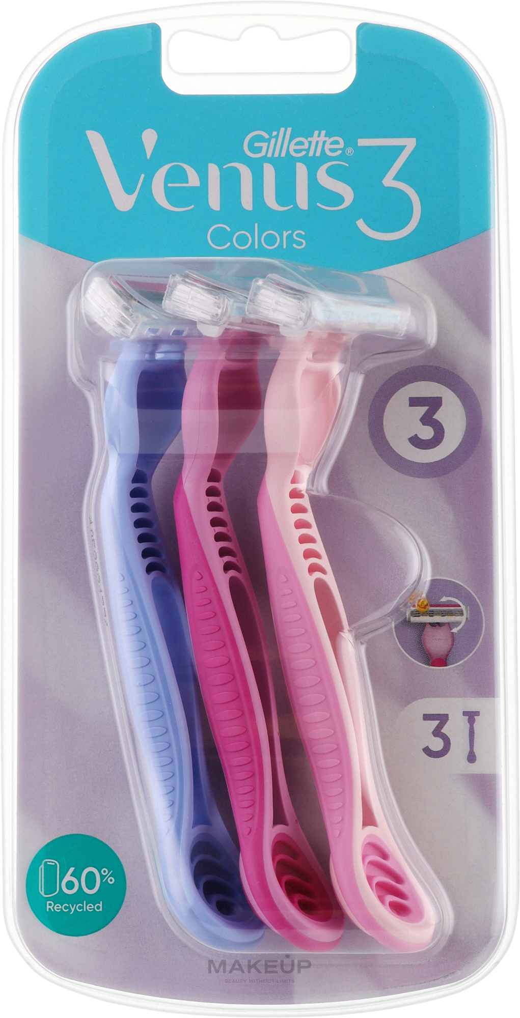 GILLETTE VENUS 3 COLORS 