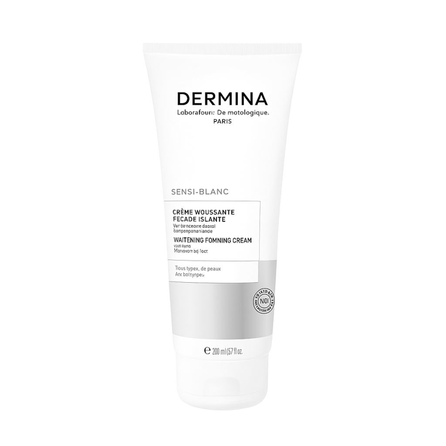 DERMINA WHITENING FOAMING CREAM 200ML 