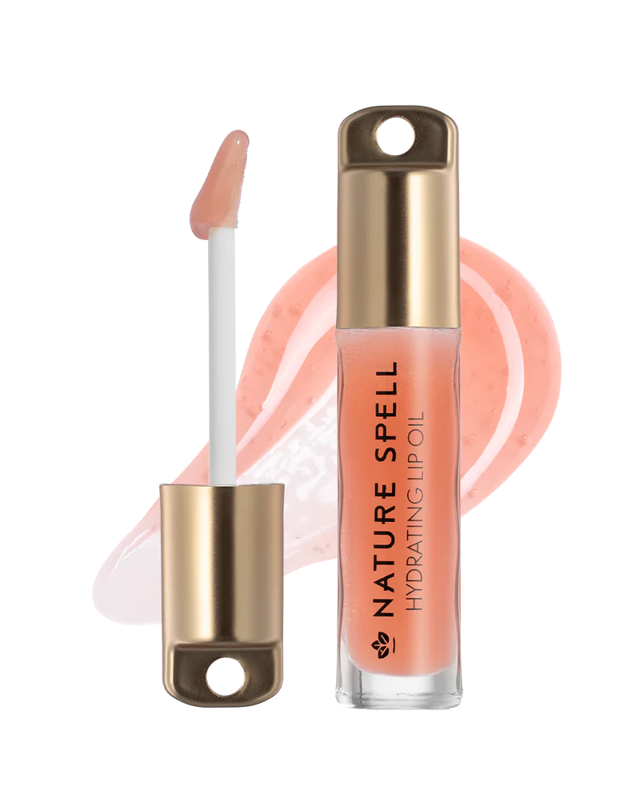NATURE SPELL LIP OIL SOFT PINK SHIMMER