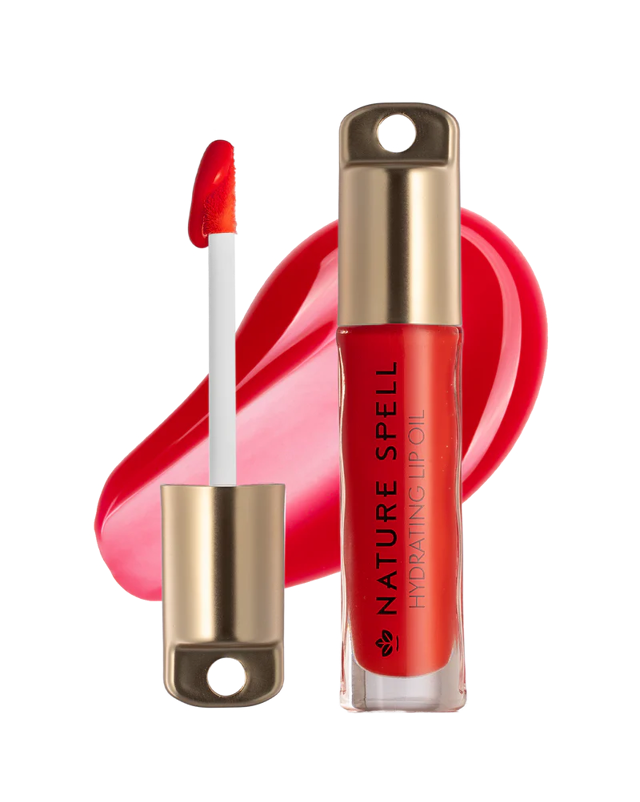 NATURE SPELL LIP OIL DEEP RED