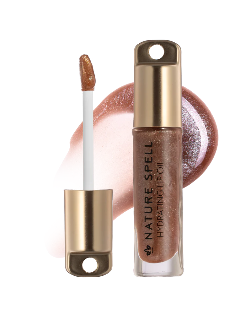 NATURE SPELL LIP OIL BROWN SHIMMER 