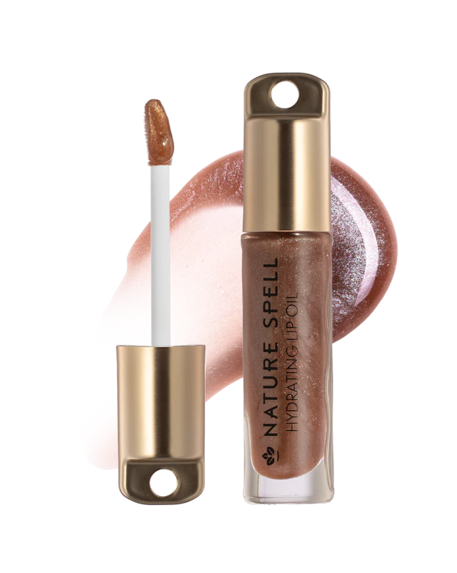 NATURE SPELL LIP OIL BROWN SHIMMER 