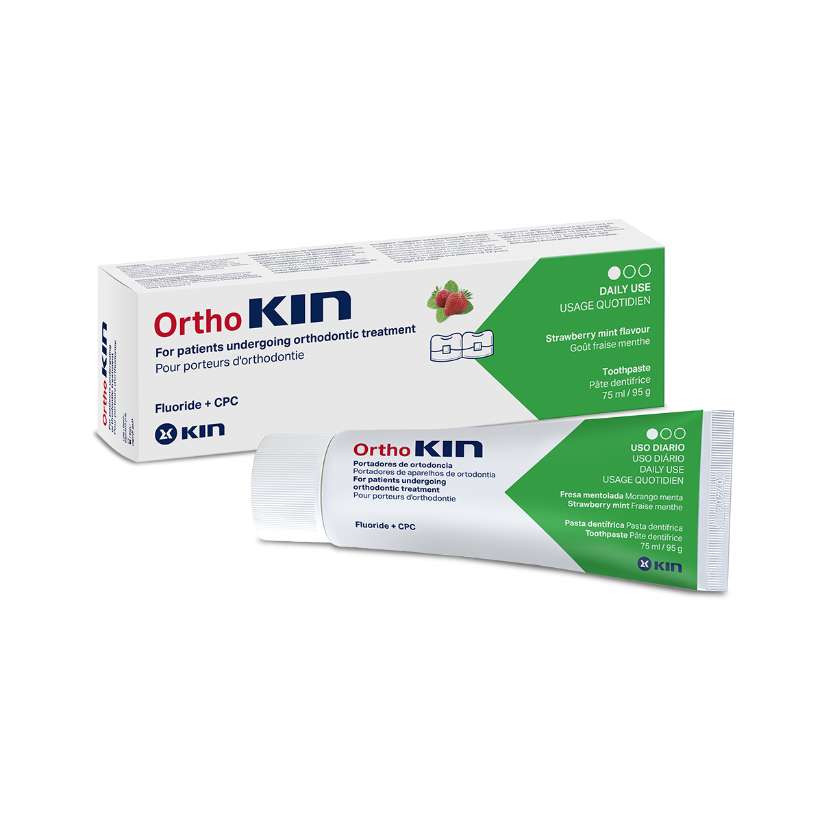OrthoKIN Strawberry Mint Toothpaste 75ML