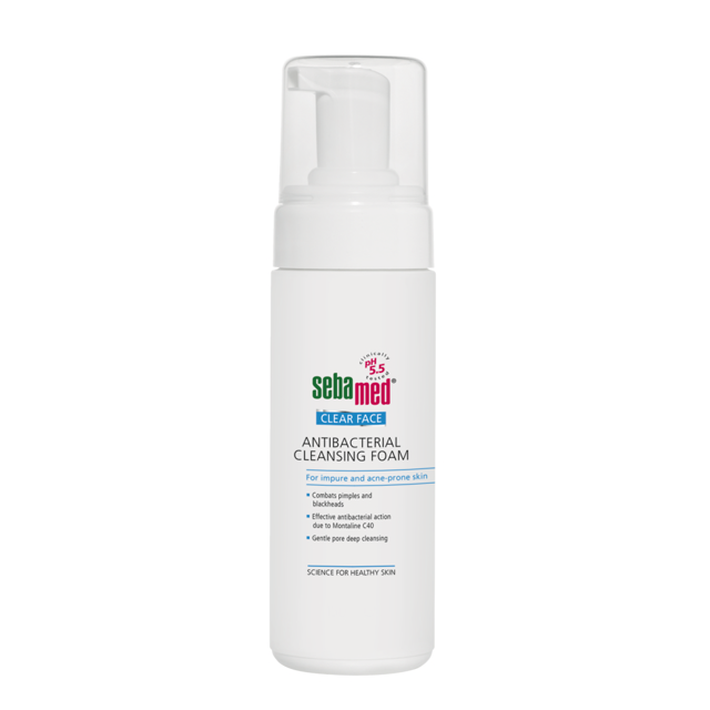 SEBAMED ANTIBACTERIAL CLEANSING FOAM 150ML