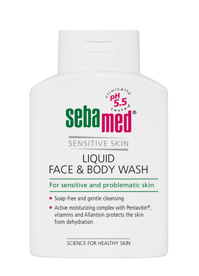 SEBAMED LIQUID FACE & BODY WASH 200 ML