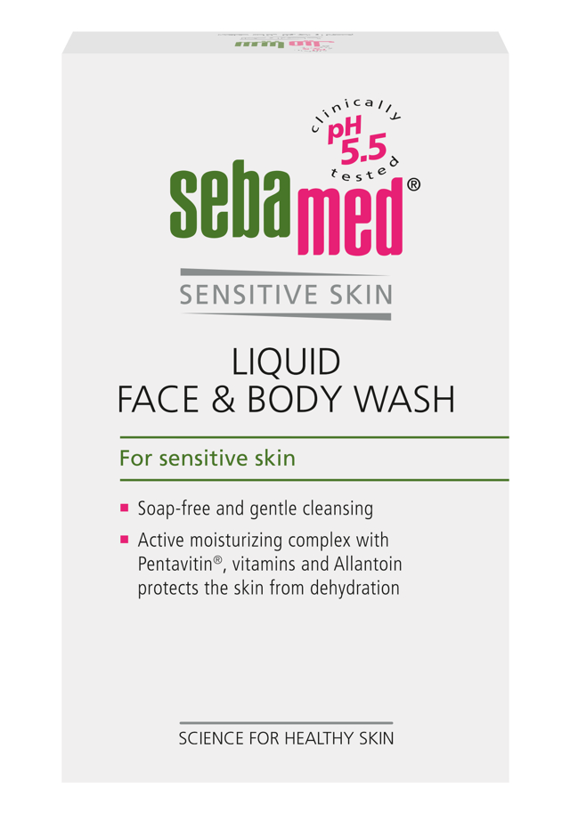 SEBAMED LIQUID FACE & BODY WASH 200 ML