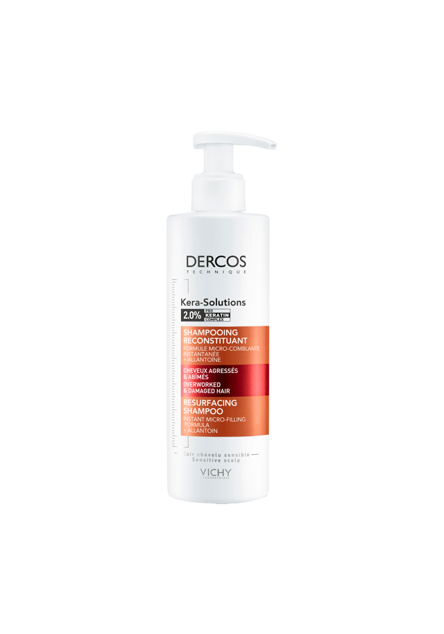 DERCOS KERA SOLUTIONS SHAMPOO FOR DAMAGED HAIR  250 ML