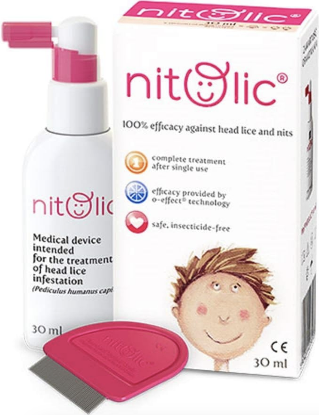 Nitolic TREATMENT WITH REMOVAL COMB (Cyclomethicone)