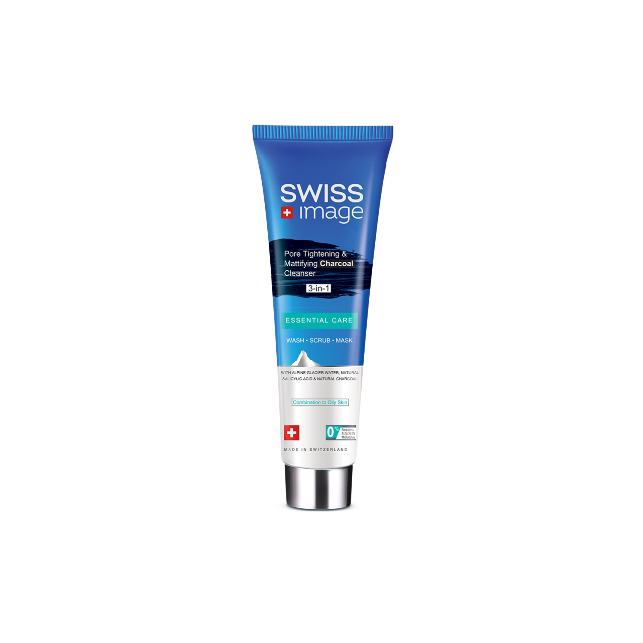 Swiss Image Pore Tightening &Mattifying Charcoal Cleanser