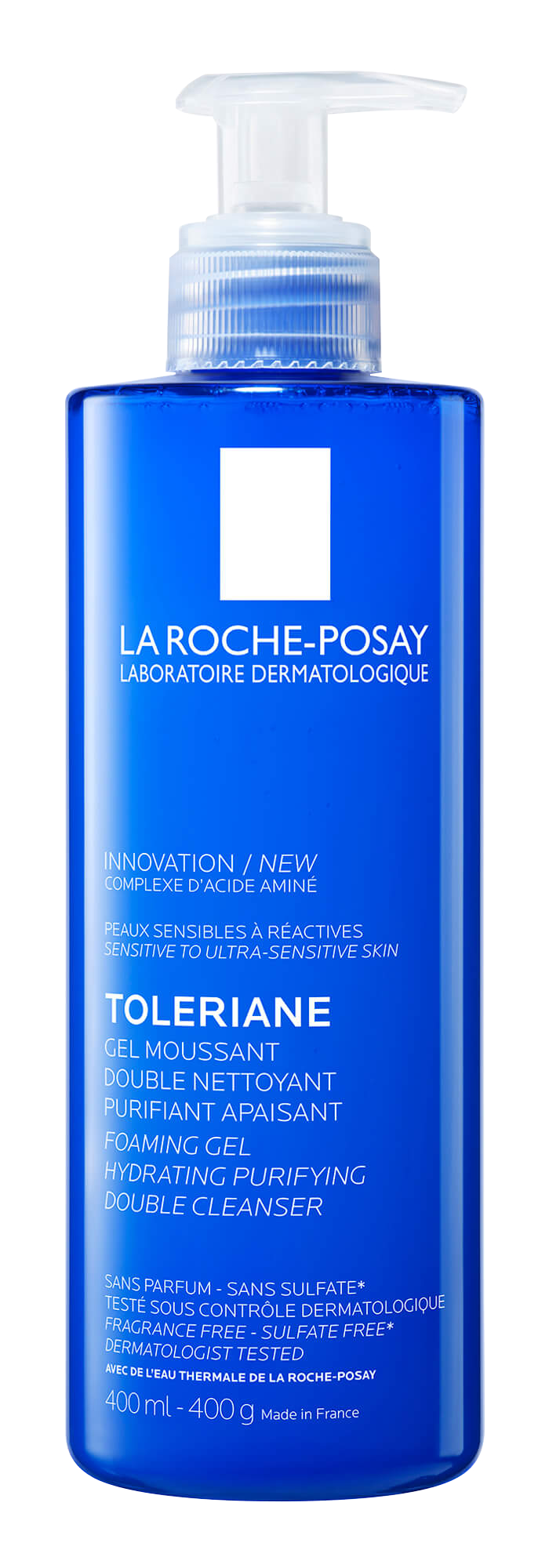 TOLERIANE FOAMING GEL DOUBLE CORRECTION 400ML