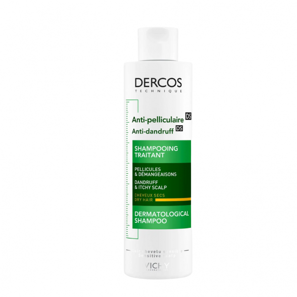 DERCOS DRY DANDRUFF ADVANCED ACTION SHAMPOO 200ML 
