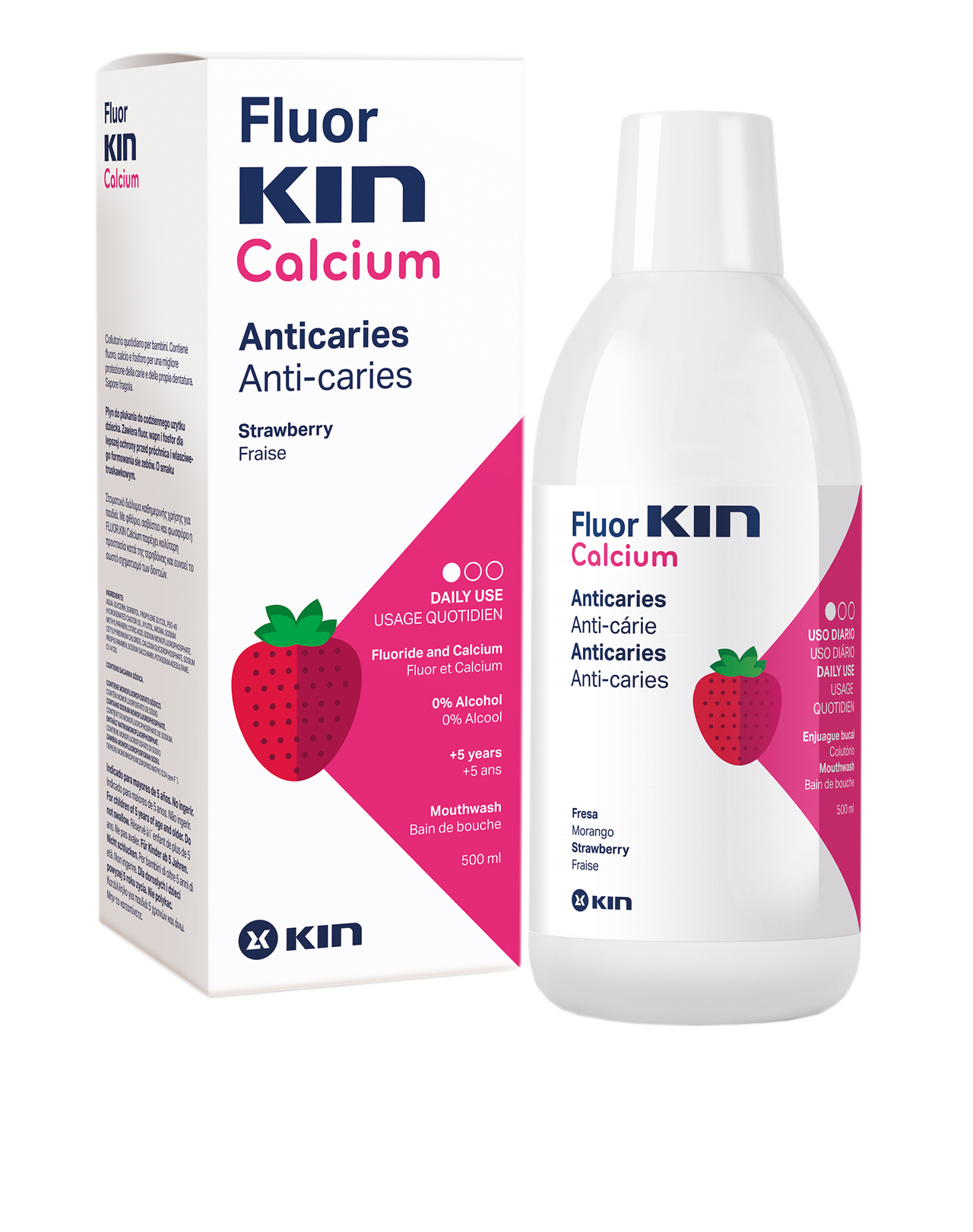 FluorKIN Calcium Mouthwash 500ml