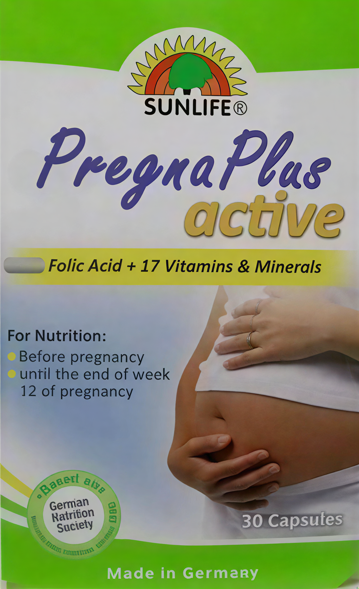 PREGNA PLUS ACTIVE 30 CAP SUNLIFE