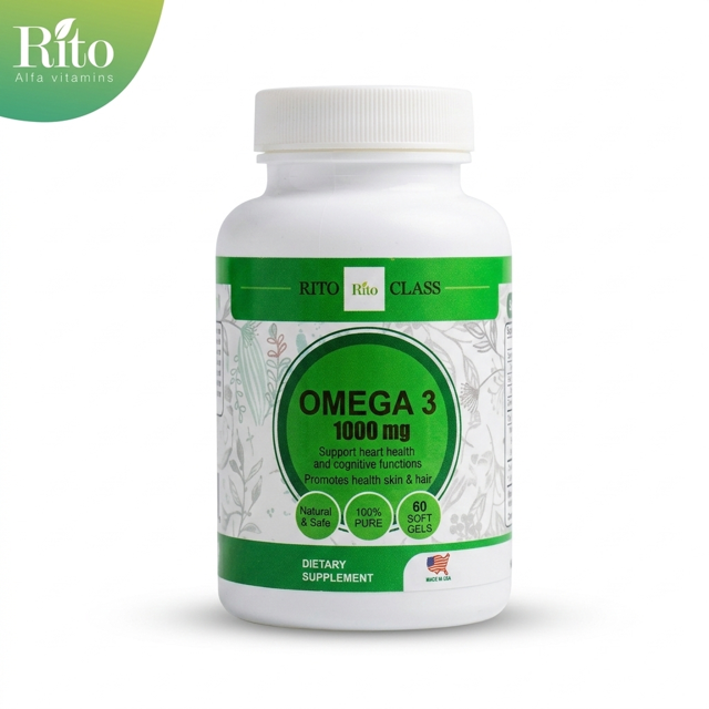 OMEGA 3 1000MG 60 CAP - RITO CLASS