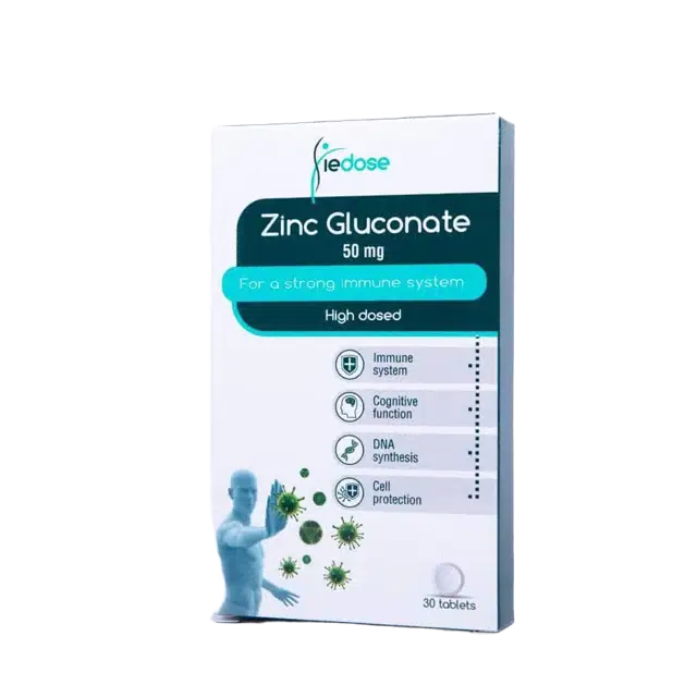 Viedose Zinc Gluconate 50 mg 30 Tab