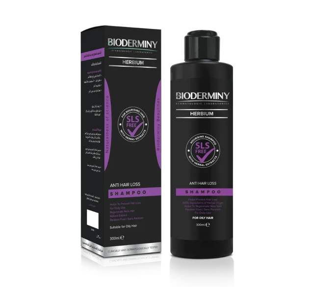 BIODERMINY HERBIUM ANTI HAIR LOSS SHAMPOO SUITABLE FOR OILY HAIR