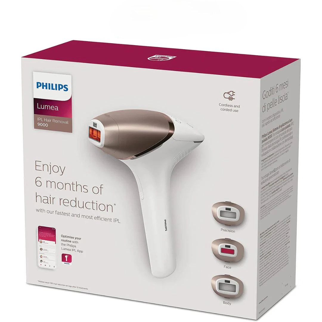 PHILIPS LUMEA IPL HAIR REMOVAL 9000 BRI955