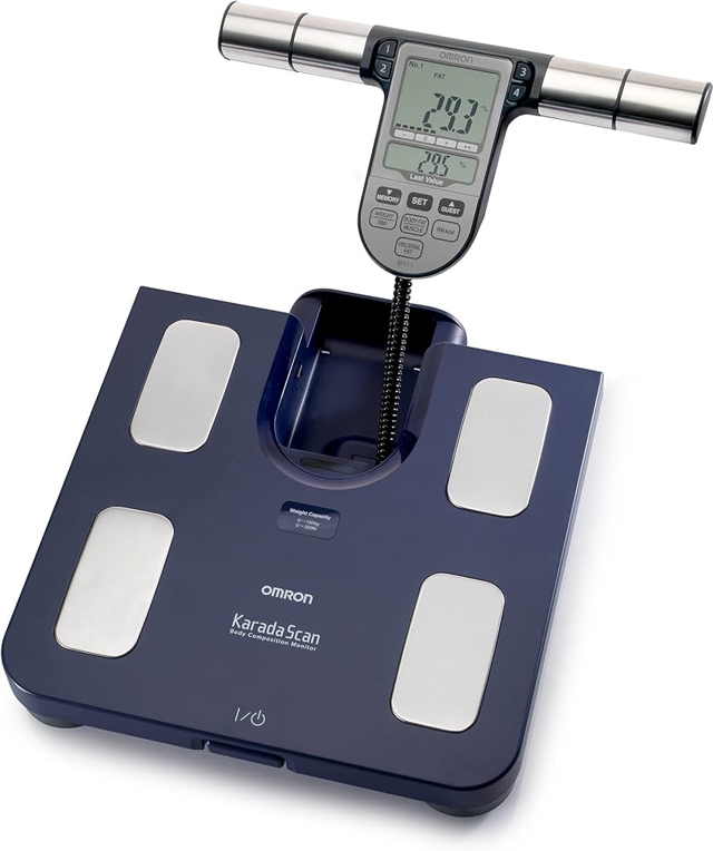 Body composition monitor with Bluetooth connectivity.