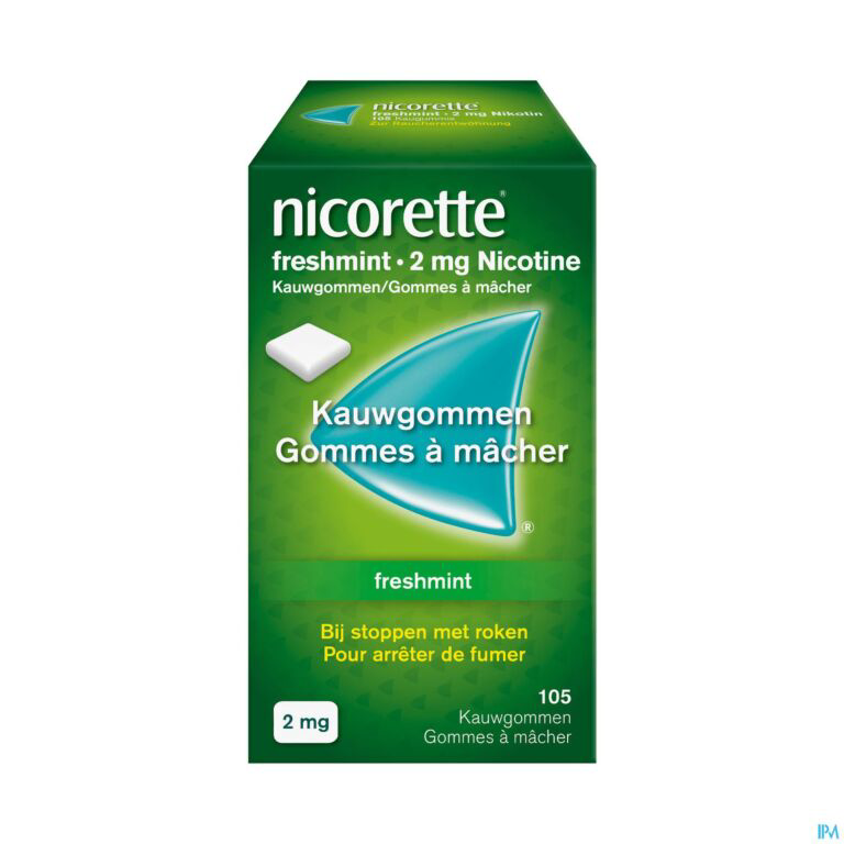 Nicorette 2 mg classique 105 gommes