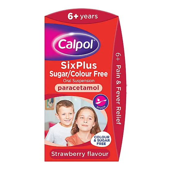 CALPOL SIXPLUS SUSP STRAWBERRY FLAVOUR