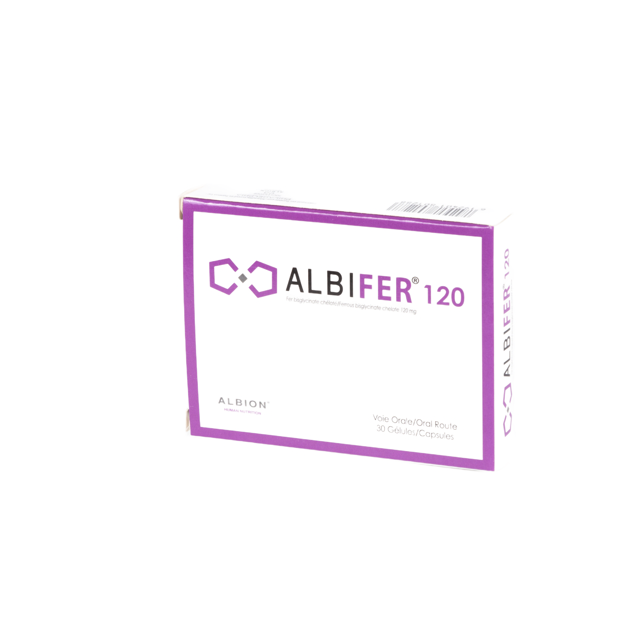 ALBIFER 120 MG 30 CAP ALBION 2 STR