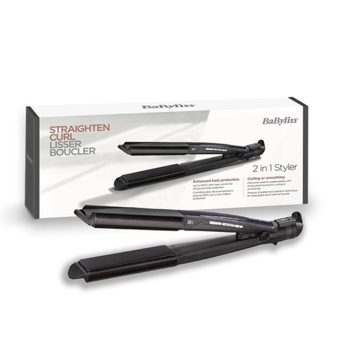 BABY ST330E 2IN1 WET &DRY HAIR CURLER &STRAIGHTENER