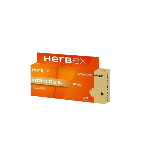 HERBEX VITAMINE B9 1000MG 30 GELULES