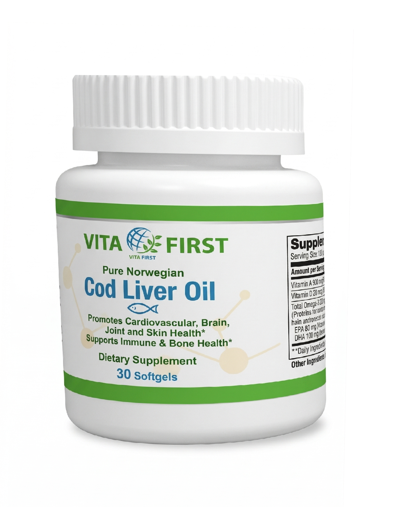 VITA FIRST COD LIVER OIL 30SOFTGEL