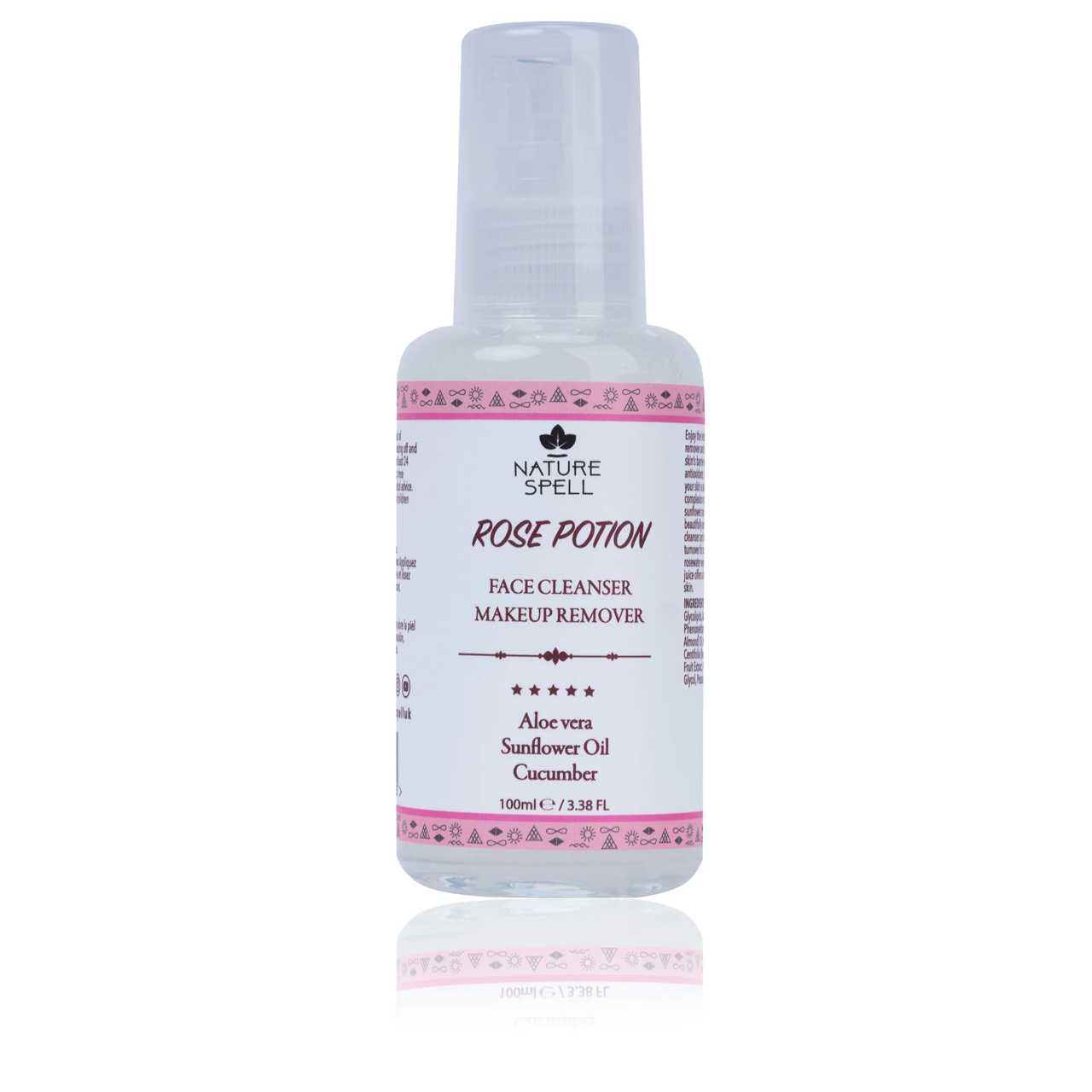 NATURAL SPELL ROSE POTION FACE CLEANSER MAKEUP REMOVER 100ML