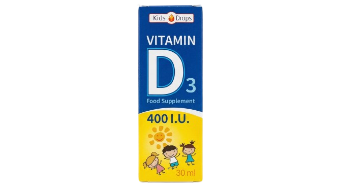 VITAMIN D3 400IU DROPS FOOD SUPPLEMENT 30ML