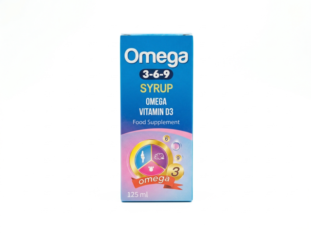 OMEGA 369 SYRUP FOOD SUPPLEMENT 125ML