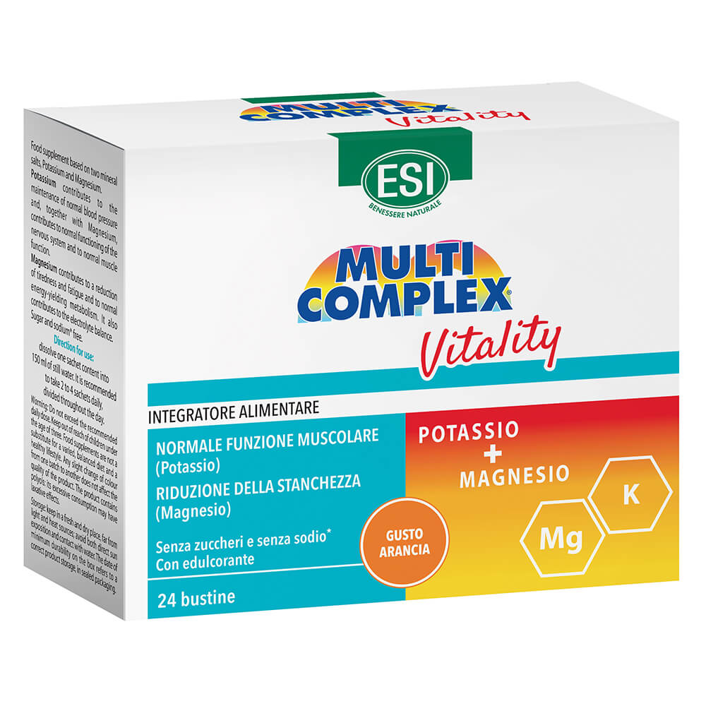 ESI MULTI COMPLEX VITALITY POTASSIO MAGNESIO 24BUSTIN 