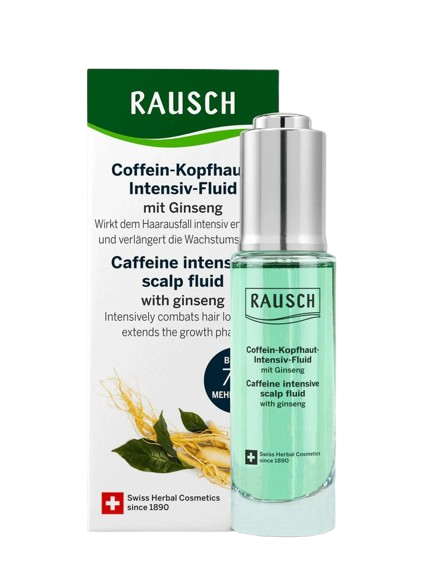 Caffeine intensive scalp fluid with ginseng