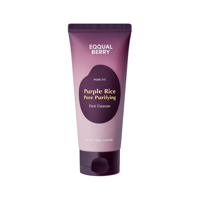 EQQUALBERRY PURPLE RICE PORE PURIFYING CLEANSER 130G