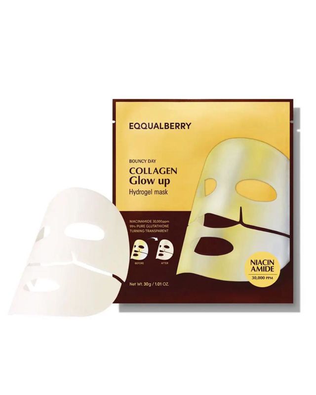 EQQUALBERRY COLLAGEN GLOW UP HYDROGEL MASK 