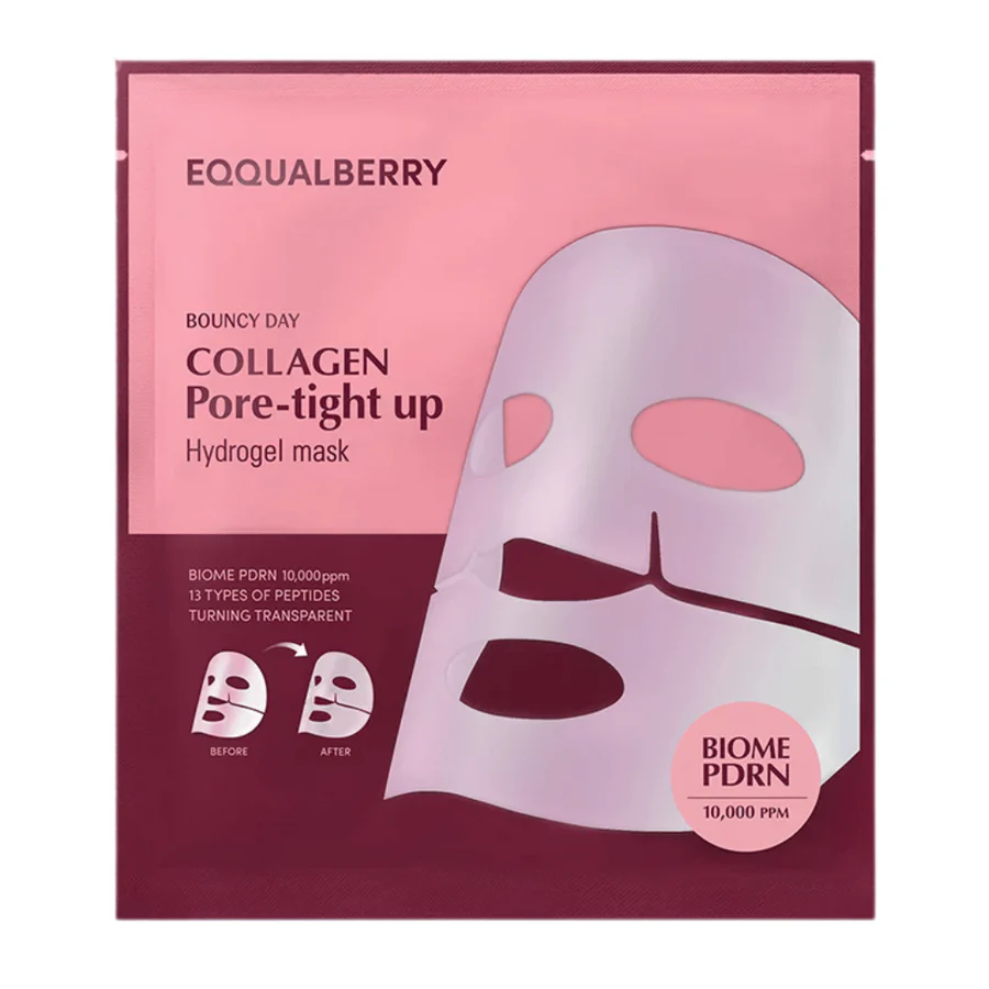 EQQUALBERRY COLLAGEN PORE TIGHT UP HDROGEL MASK 