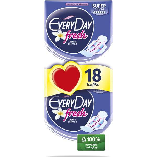 EVERY DAY Fresh Super night  Ultra Plus (18 Pcs)