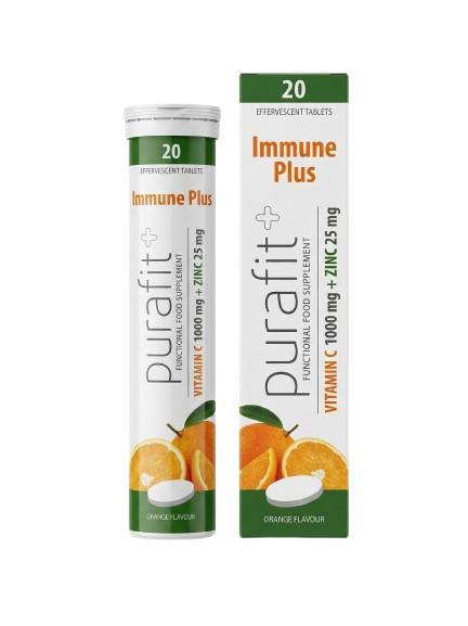 PURAFIT VITAMIN C 1000MG+ ZINC 25MG 20 EFF GERMANY