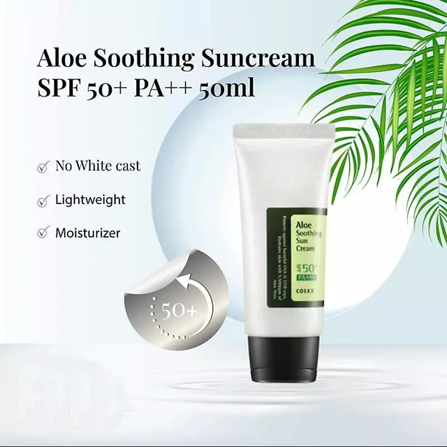 Aloe Soothing Sun Cream spf 50 pa+++ 50 ML  COSRX