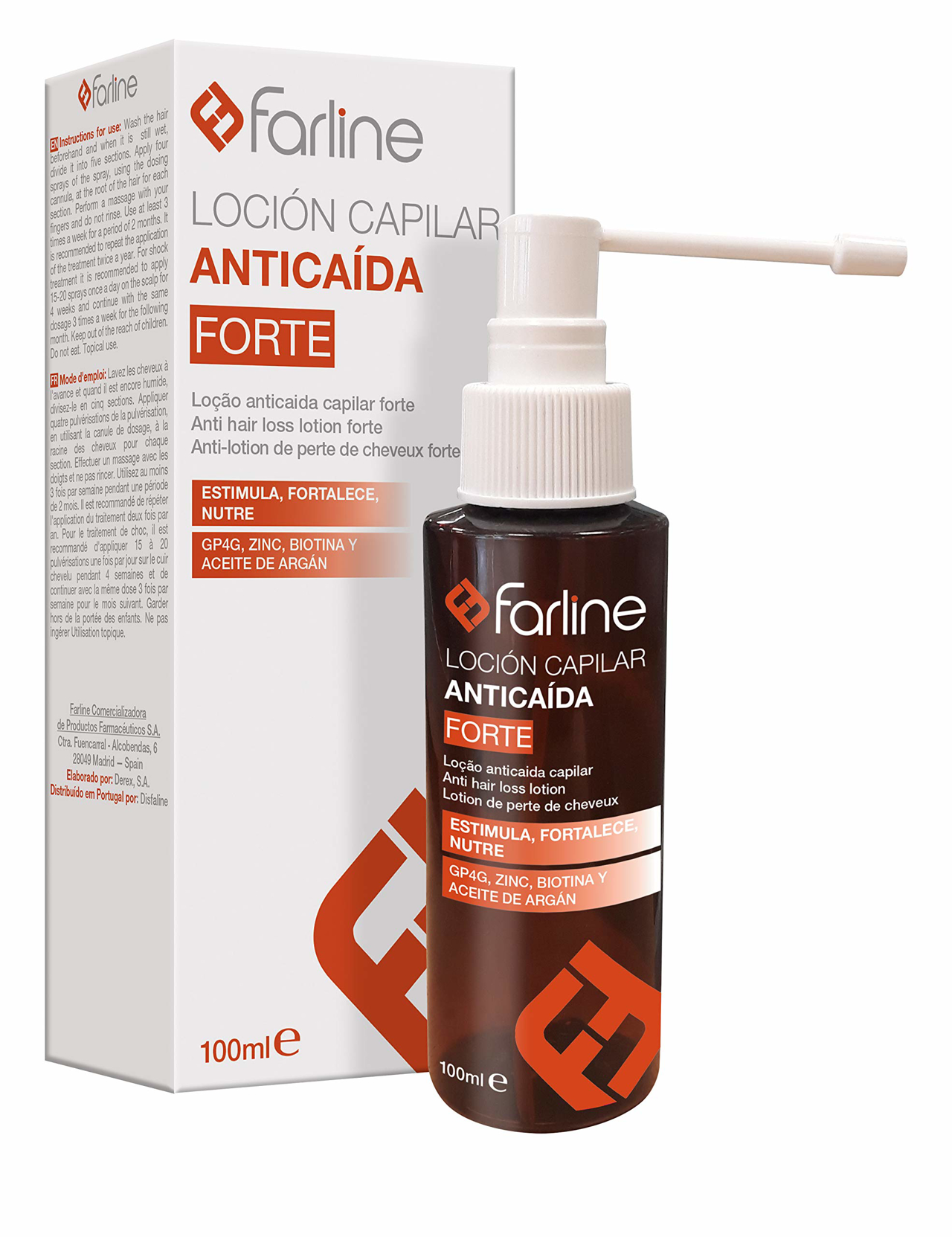 FARLINE ANTI HAIR LOSS HAIR LOTION (ANTICAIDA) 100ML