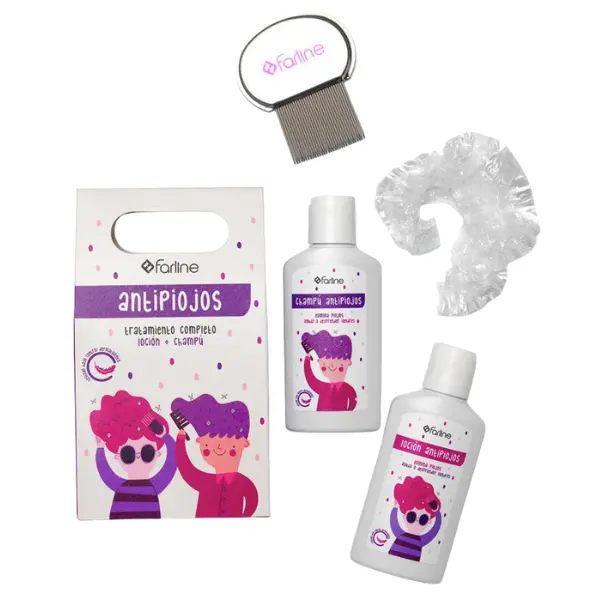FARLINE ANTI PIOJOS LOT +SHAM+BRUSH 100ML