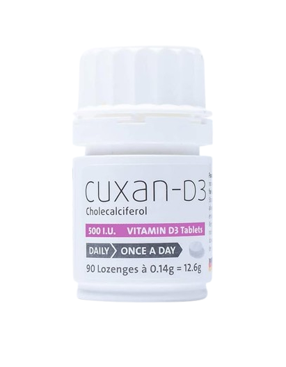 CUXAN-D3 90LOZENG 500I.U.