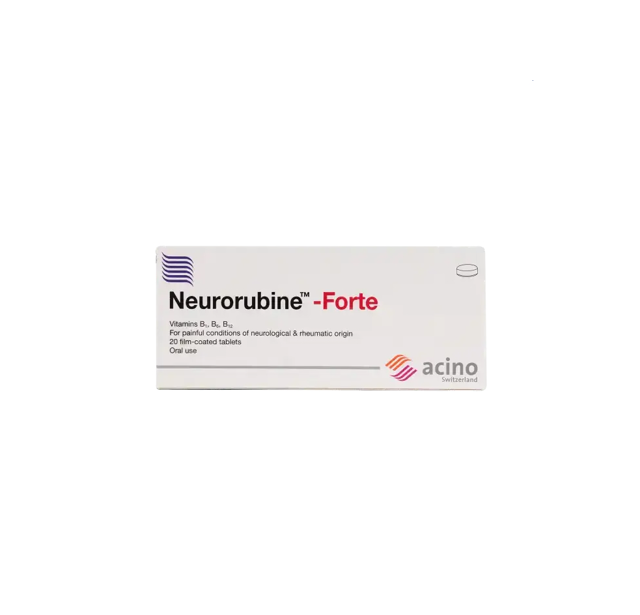 Neurorubine-fort 20 Tab Swiss (Vit B1, B6, B12)