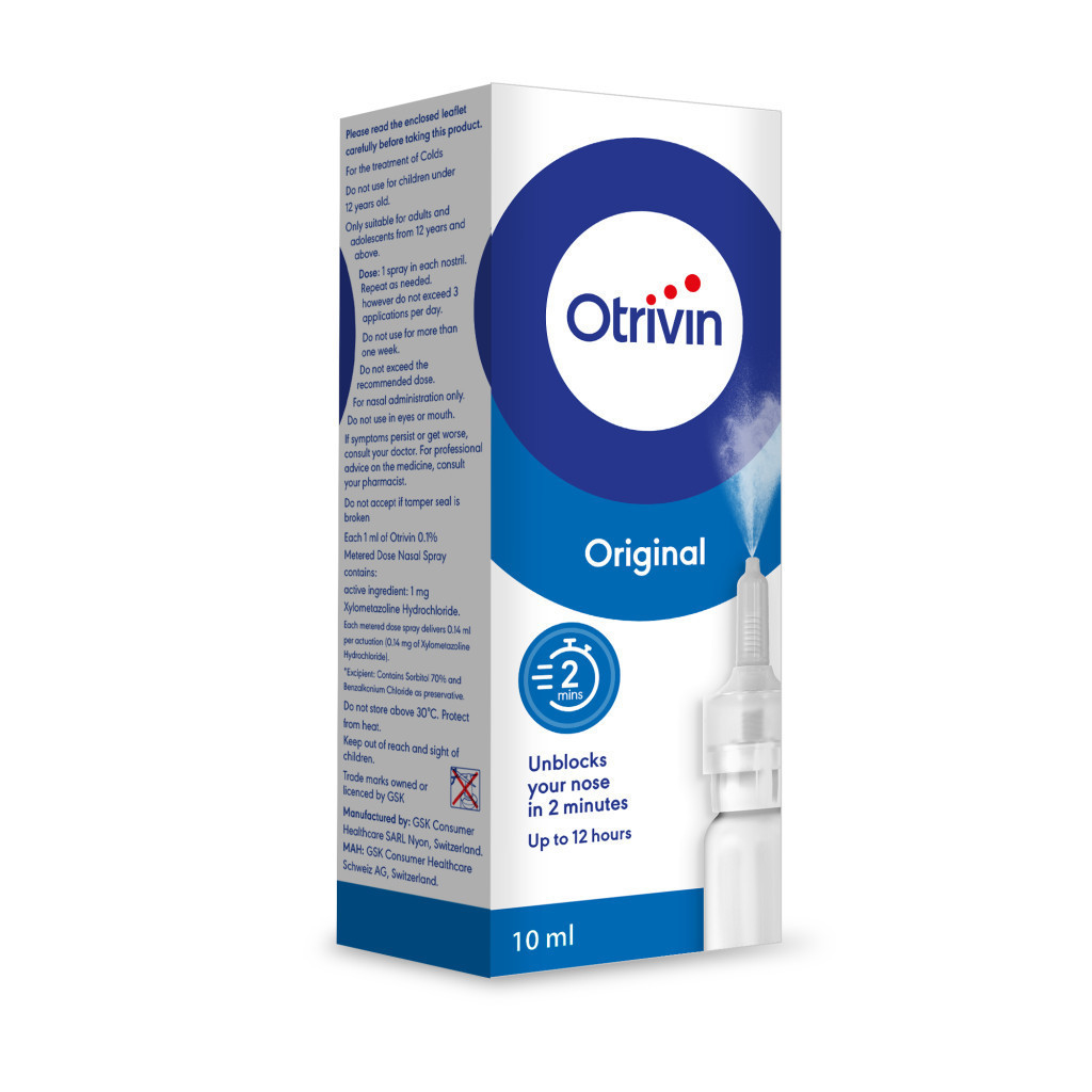 OTRIVIN 0.1% Nasal Spray Swiss
