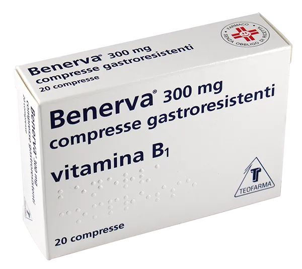 BENERVA 300 MG (VITAMIN B1) 20 COMP Teofarma Italy