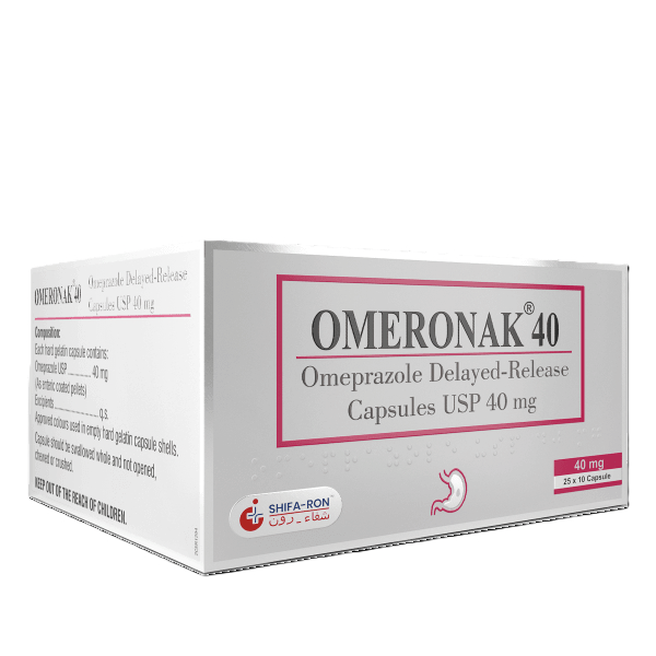 OMERONAK 40mg 25*10 cap (India)