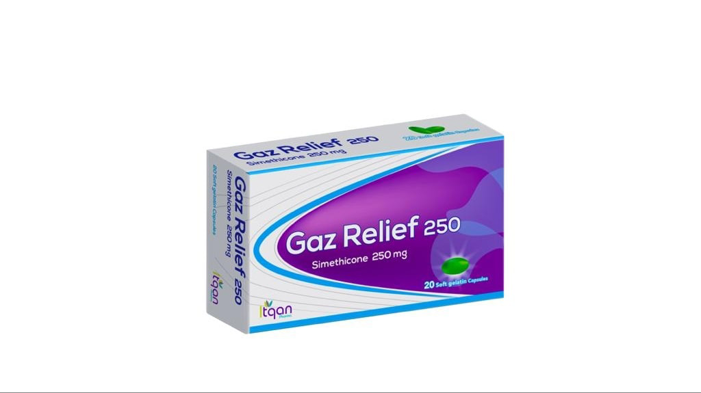 Gaz Relief (Simethicone) 250mg 20cap itqan