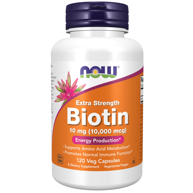Biotin 10mg 120 cap /NOW /USA